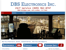 Tablet Screenshot of dbselectronics.com